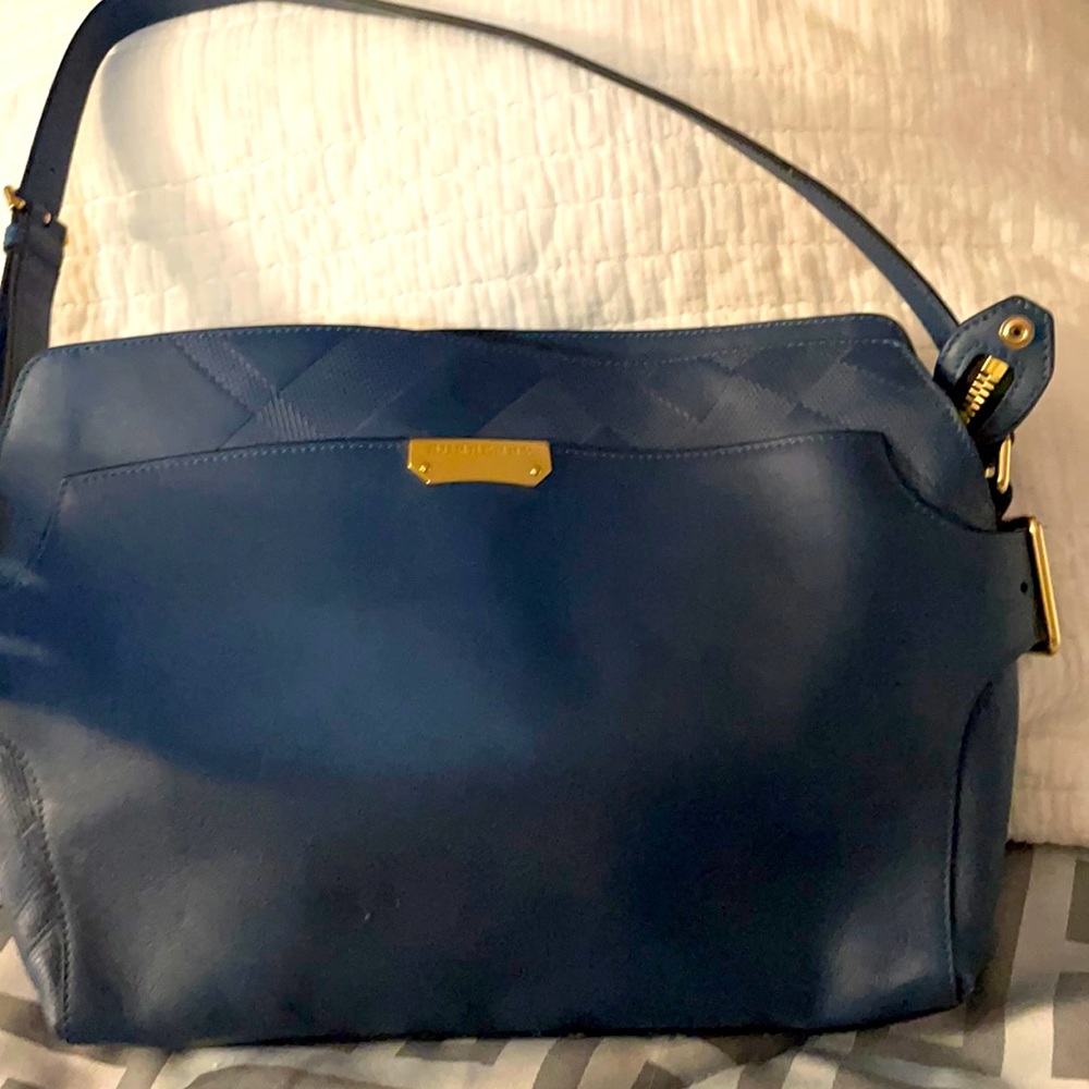 Burberry blue shoulder bag used once